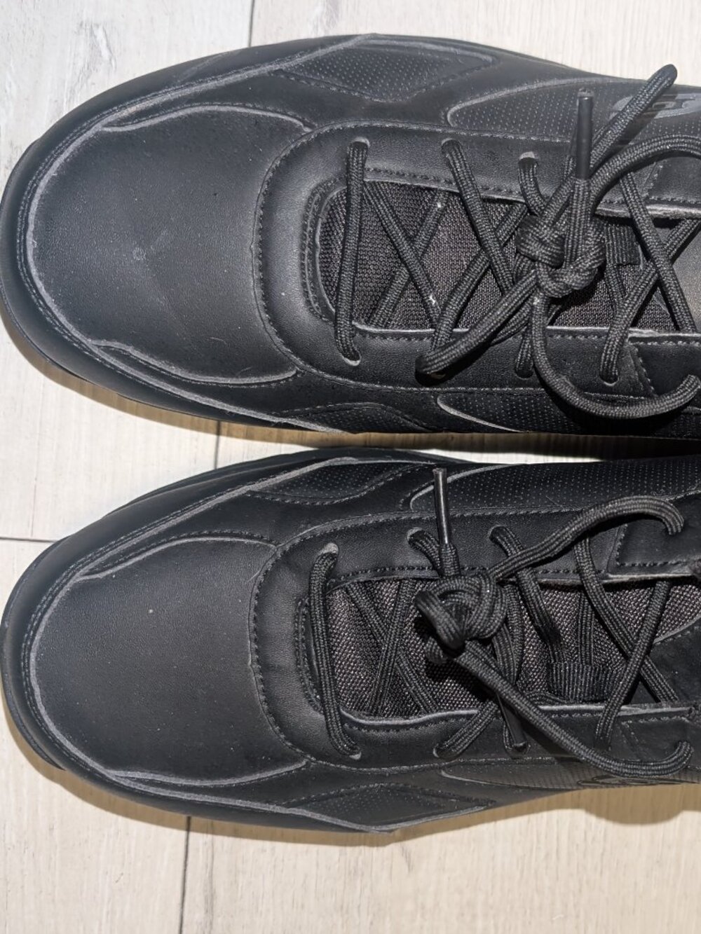 SKECHERS RELAXED FIT MEMORY FOAM BLACK WORK SHOES MENS SIZE 13 - Picture 3 of 8